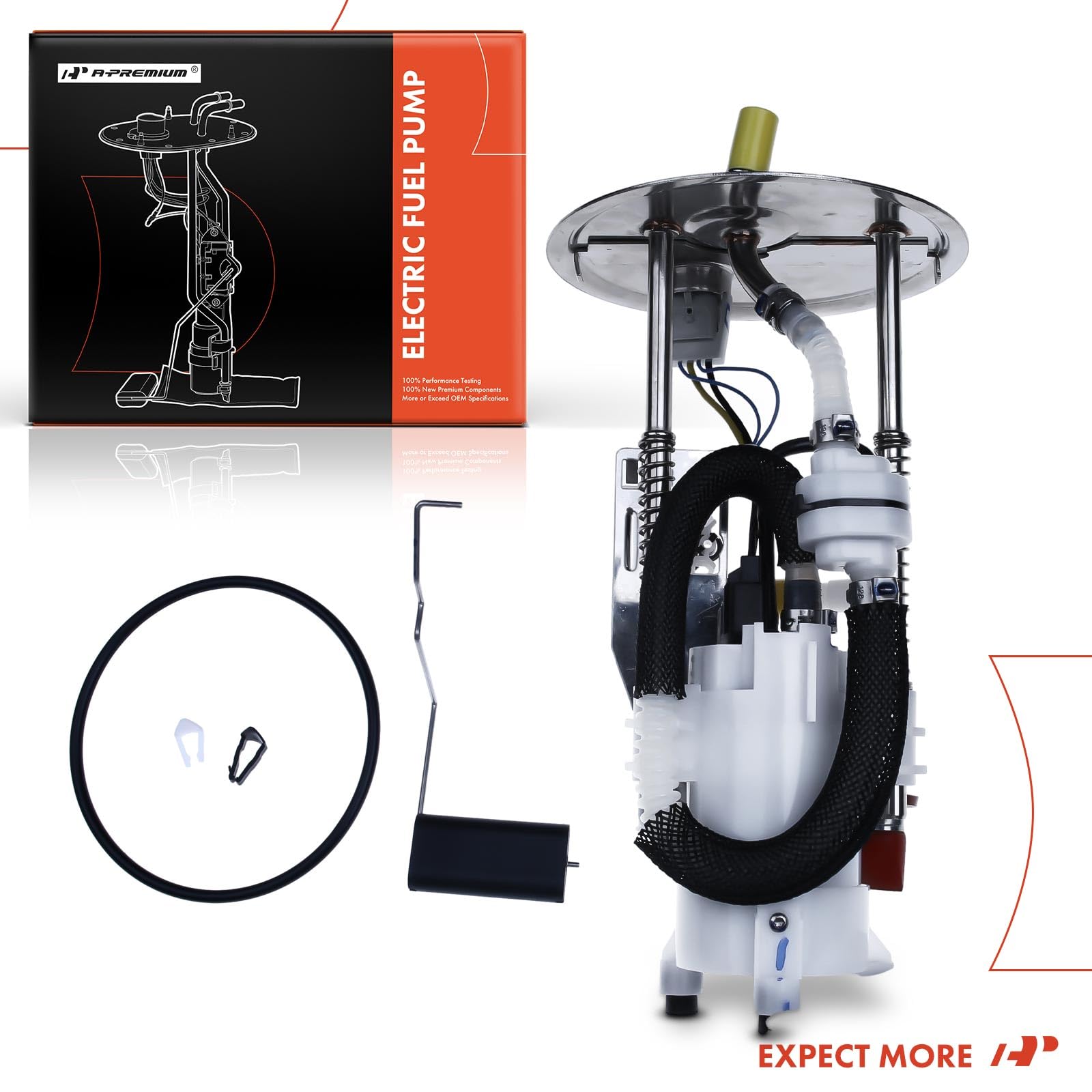 A-Premium Electric Fuel Pump Module Assembly with Sending Unit Compatible with Ford Mustang 2006 2007 2008 2009, V6 4.0L V8 4.6L