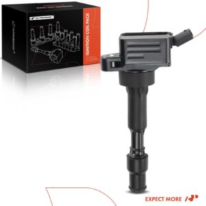 A-Premium Ignition Coil Compatible with Hyundai & Kia Vehicles - L4 2.0L - Elantra 2015-2020, Sonata 2016-2019, Veloster 2019-2021, Forte 2017-2023, Optima 2017-2020, Soul 2020-2024