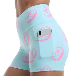 amazon essentials women's shorts, donut print, small