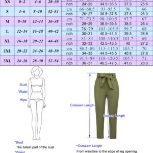 GRACE KARIN Women's Petite Skinny Dress Pants for Office Work Career Pants Lightweight Slim-Fit S Brown