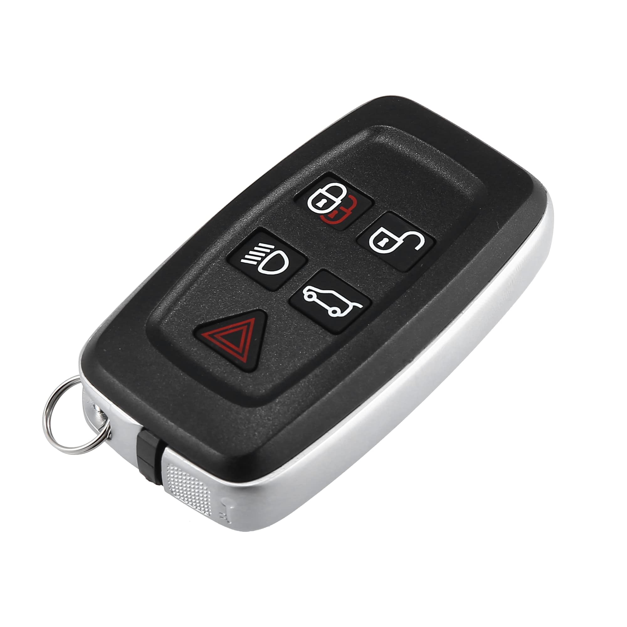 X AUTOHAUX Car Replacement Key Fob Shell Case Black for Land for Rover 2010 2011 2012 2013 2014 2015