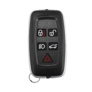 X AUTOHAUX Car Replacement Key Fob Shell Case Black for Land for Rover 2010 2011 2012 2013 2014 2015