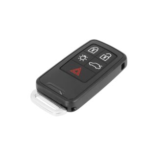 x autohaux car keyless remote key fob shell case pg788a for volvo xc60 2010-2013 5 key button black