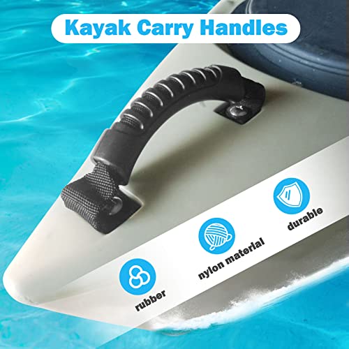 4 Pack Kayak Carry Handles for Ocean Perception Water Outdoor Sport Canoe Boat Kayak with Screws