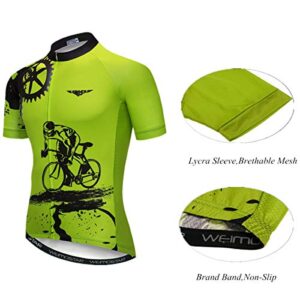 Cycling Jerseys Men Breathable Short Sleeve Biking Shirts for Man Mountain Bike Clothes Tops