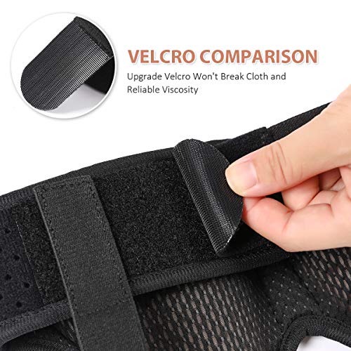 Tenbon Hernia Belts for Men - Groin Hernia Support for Men and Woman Medical Hernia Guard Inguinal Truss for Single/Double Sports Hernia Adjustable Waist Strap with 2 Removable Compression Pads