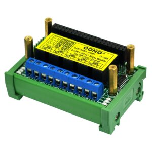 DIN Rail Mount 5 SPST-NO RPi IoT Power Relay Module for Raspberry Pi Zero/Zero-W