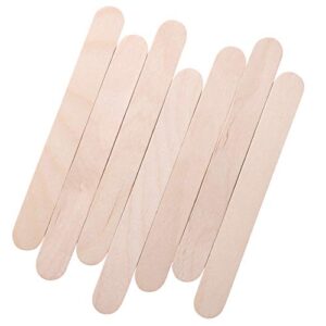 Mr. Pen- Jumbo Wooden Craft Sticks, 100 Pack, 5.75 inch, Craft Sticks, Popsicle Sticks for Crafts, Large Popsicle Sticks, Jumbo Popsicle Sticks, Wax Sticks for Waxing, Large Popsicle Sticks Jumbo