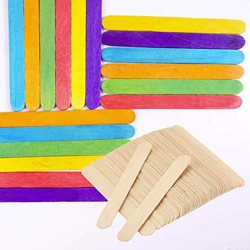 Mr. Pen- Jumbo Wooden Craft Sticks, 100 Pack, 5.75 inch, Craft Sticks, Popsicle Sticks for Crafts, Large Popsicle Sticks, Jumbo Popsicle Sticks, Wax Sticks for Waxing, Large Popsicle Sticks Jumbo