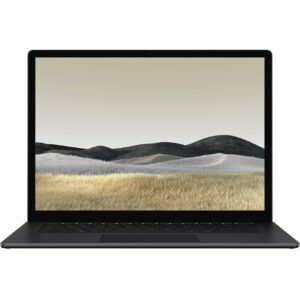 microsoft surface laptop 3 13.5 inch touch-screen 256gb ssd i5 8gb with windows 10 pro (wifi, 1.2ghz quad-core i5) black (metal) pku-00022