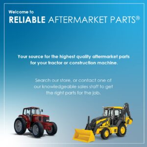 Reliable Aftermarket Parts Our Name Says It All RAParts Seat Blue Vinyl Fits Ford/New Holland Tractor 2000, 3000, 4000, 5000 (All Late) - CS668-8V