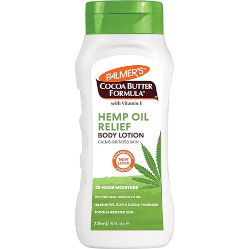 Palmer's Cocoa Butter Formula Hemp Oil Calming Relief Body Lotion, 8 Ounces