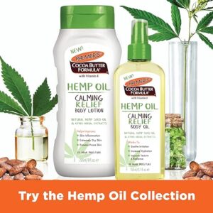 Palmer's Cocoa Butter Formula Hemp Oil Calming Relief Body Lotion, 8 Ounces