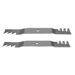 two toothed mulching mower blades fits toro time cutter mowers 110-6568-03 42"