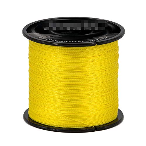 WellieSTR 3 Color 100% PE 4 Strands Braided Fishing Line - Each Color 500M(547 Yard) Premium Quality; Super Power; Cut Resistant - Gray/Yellow/Green