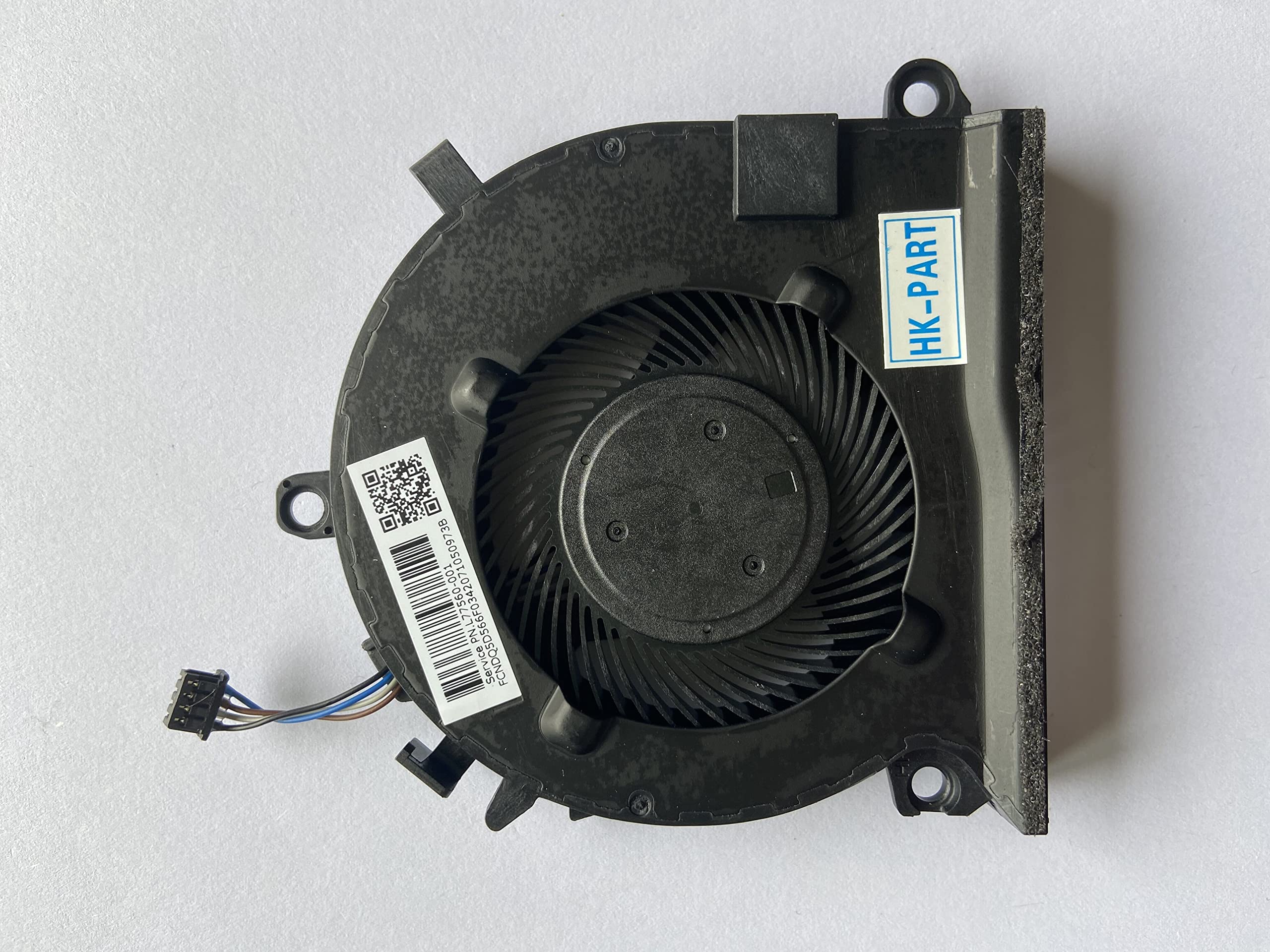 HK-Part Fan for HP Pavilion Gaming 15-EC 16-A CPU Fan L77560-001 L77558-001 L72702-001