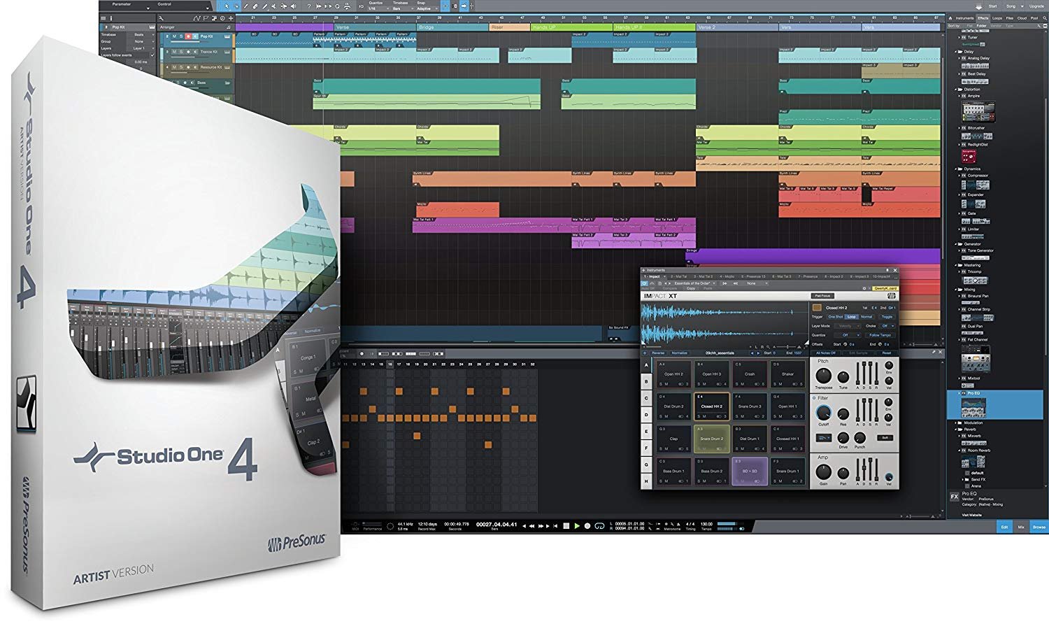 PreSonus Studio 26c 2x4,192 kHz USB Audio/MIDI Interface Studio Bundle with Studio One Artist Software Pack