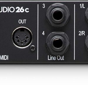 PreSonus Studio 26c 2x4,192 kHz USB Audio/MIDI Interface Studio Bundle with Studio One Artist Software Pack