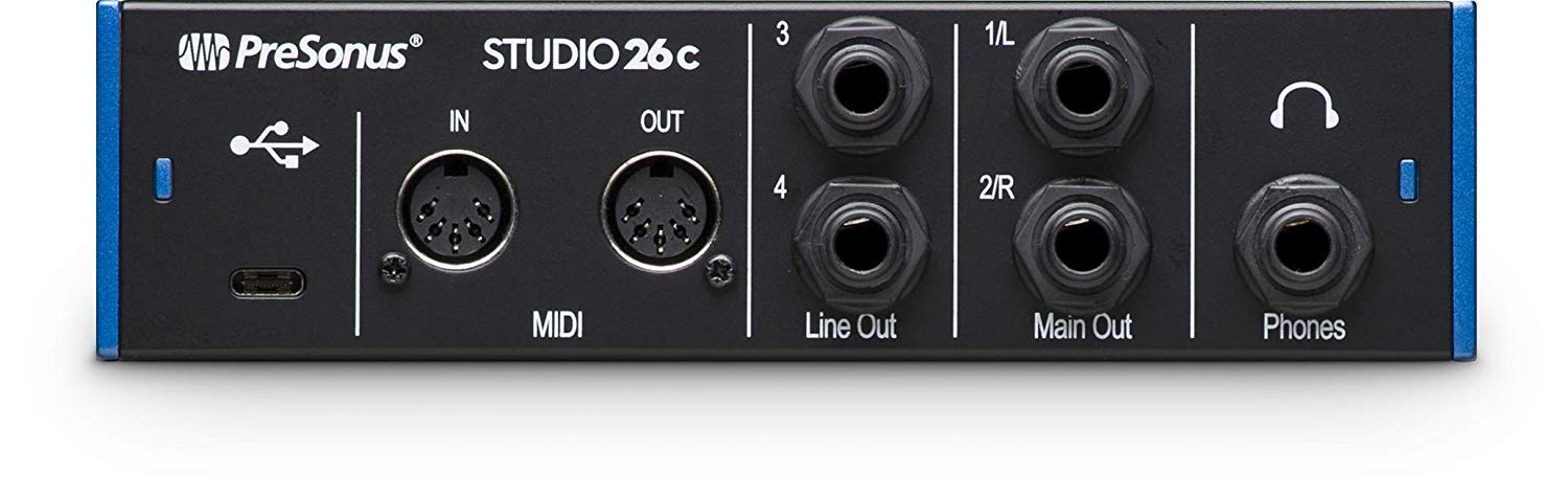 PreSonus Studio 26c 2x4,192 kHz USB Audio/MIDI Interface Studio Bundle with Studio One Artist Software Pack