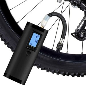 Bicycle Tire Tyre Pressure Air Pump Electric Portable Intelligent USB Charging