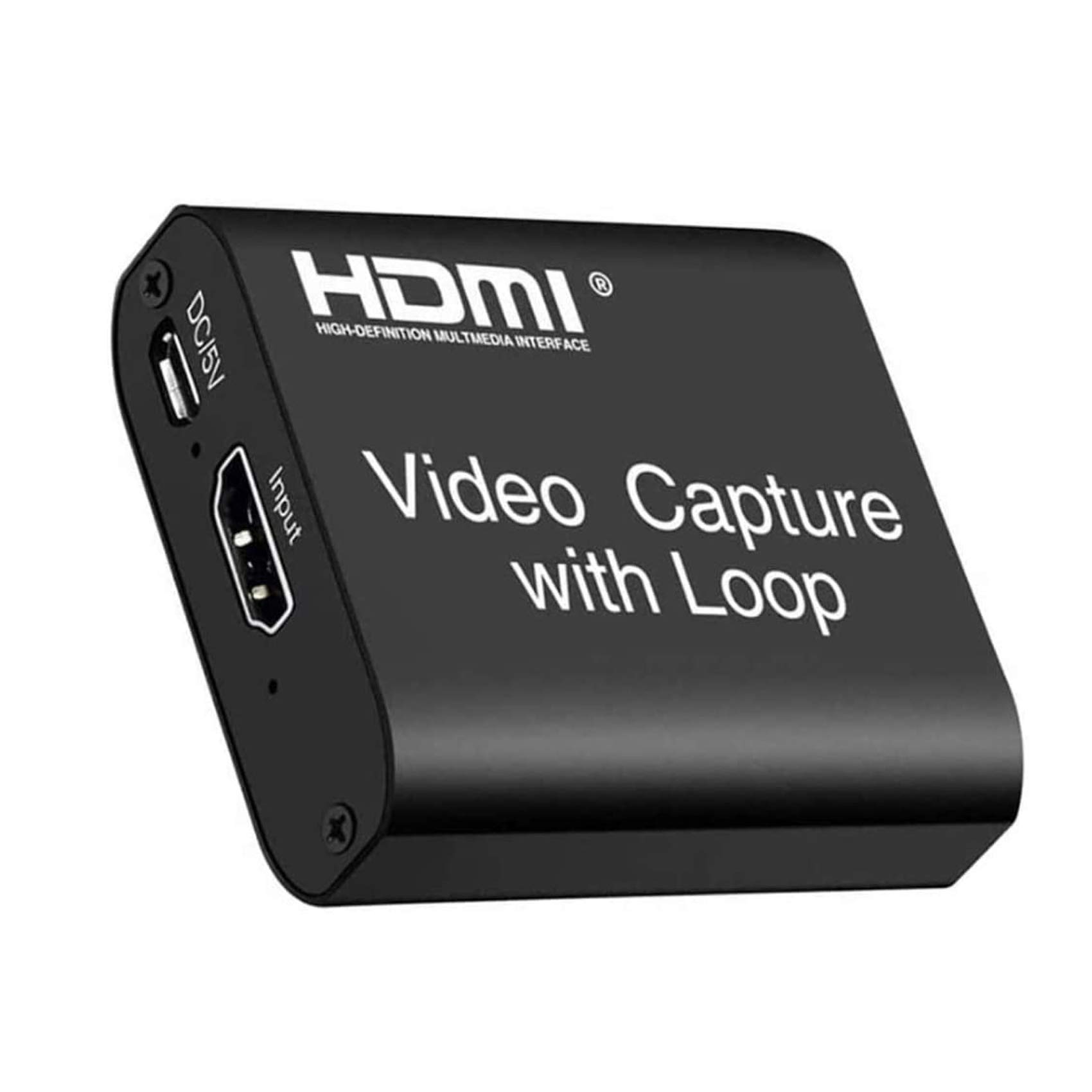 HDMI Capture Card USB2.0, TOKANI 1080P Audio Video Game Capture Converter with Loopout Support 4K Input 1080p Output for PS3 PS4 Xbox Wuli Live OBS Stream and Recorder