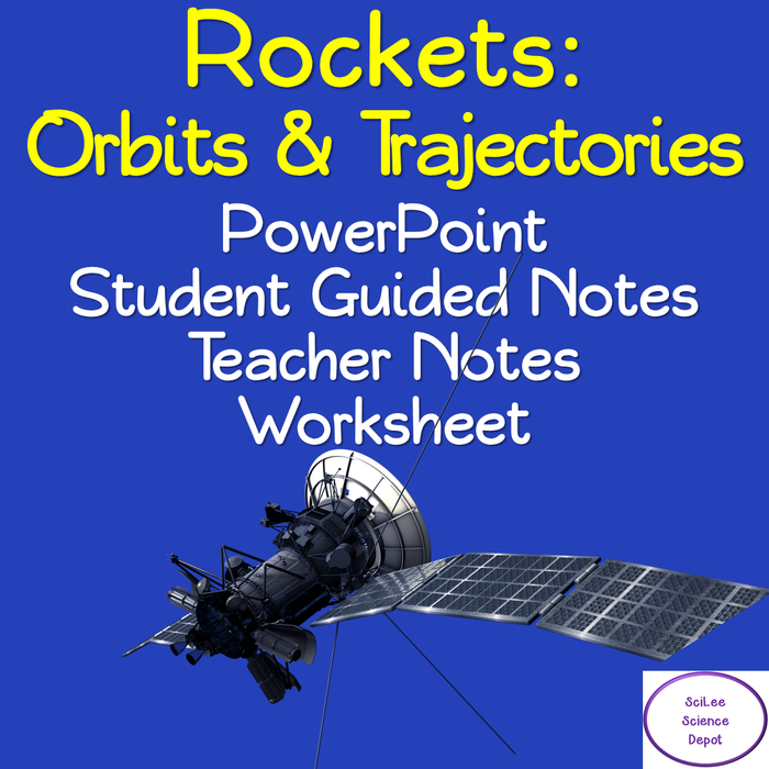 Rockets: Orbits & Trajectories NO PREP Lesson