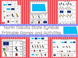 30 printable north dakota state symbols themed games and activities