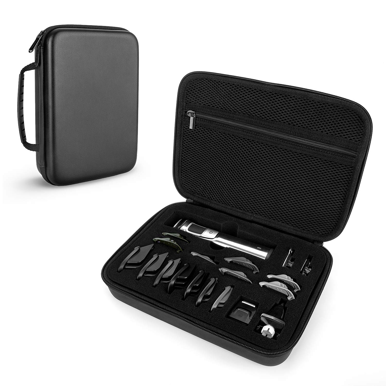 Yinke Case for Philips 7000 Series Multi Grooming Kit MG7720 MG7745/ Series 5000 MG5720 Beard Hair and Body with Nose Trimmer with Attachment Storage, Portable Travel Case Storage Bag