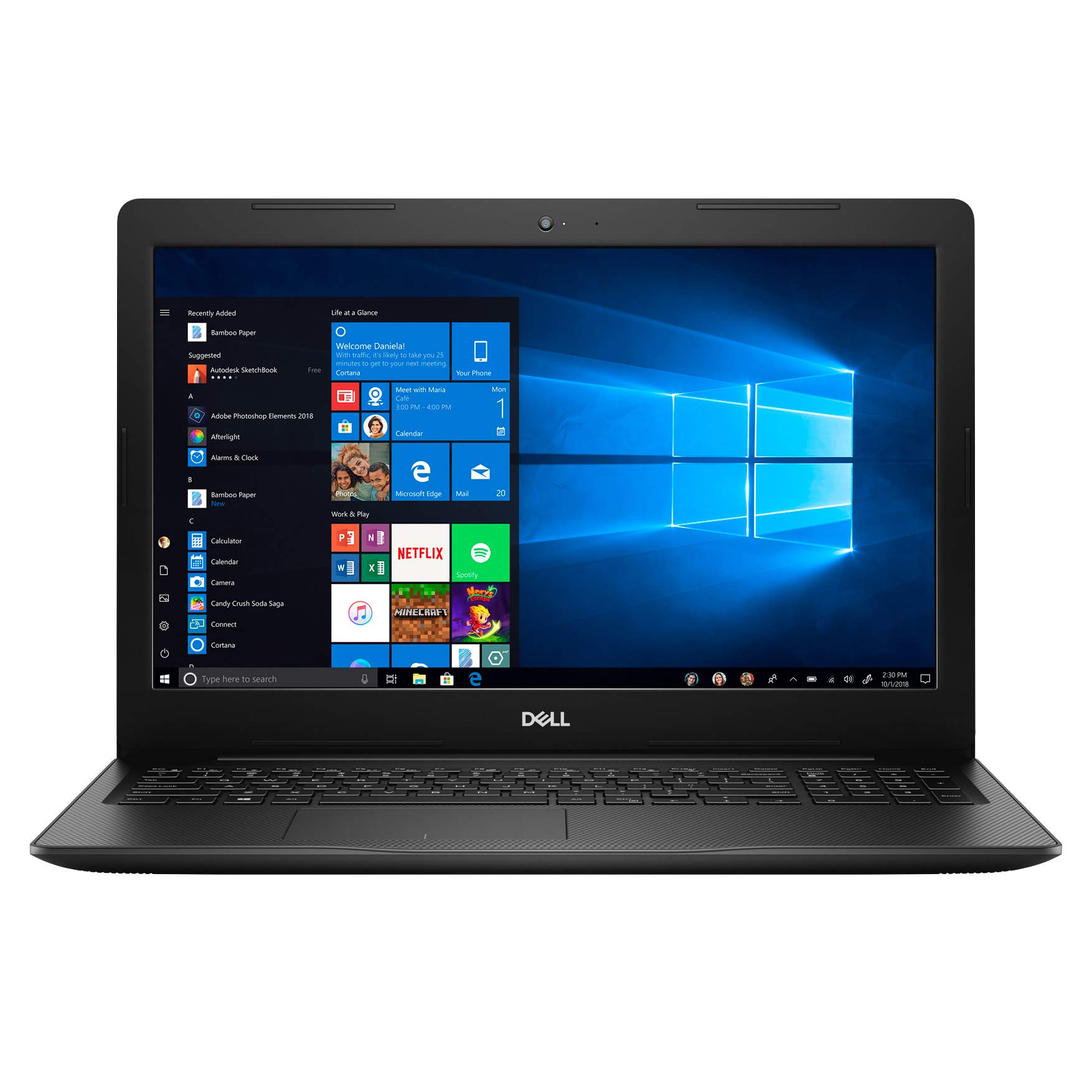 Dell 2023 Inspiron 15 3530 15.6" Touchscreen FHD Business Laptop Computer, 13th Gen Intel 10-Core i7-1355U up to 5.0GHz, 4GB DDR4 RAM, 128GB PCIe SSD, WiFi 6, Bluetooth, Carbon Black, Windows 11 Pro