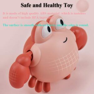 NEXTAKE Wind-up Crab Bath Toy, Windup Swimming Crab Tub Toy Bathtub Crab Floating Water Toy Cute Little Crab Clockwork Bathtub Toy Pool Toy (Deep Blue)