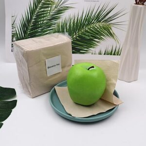 BANANA Inc. - 100% Compostable Napkins for Everyday Dining, Beverages or Cocktail, Eco-Friendly Bamboo Dinner Napkins Disposable Napkins…