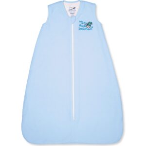 baby merlin's magic dream sack - microfleece baby wearable blanket - blue - baby sleep sack 6-12 months