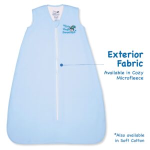 Baby Merlin's Magic Dream Sack - Microfleece Baby Wearable Blanket - Blue - Baby Sleep Sack 6-12 Months