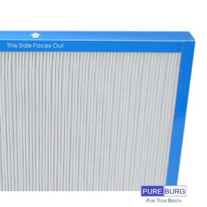 PUREBURG Replacement True HEPA Filter Kit Compatible with HoMedics Total Clean AF-20 AP-25 AR-20 Air Purifiers,Part Number AF-20FL AP-25CRF AF-25, H13 Activated carbon Air Clean Dust,1+4