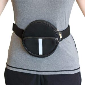 Portable CD Player Holder with CD Case, Water Resistant Fanny Pack with Wrist Strap for Women & Men (6.5inch).