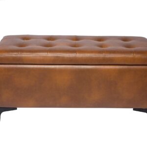 Sunpan Teegan Bench - Bravo Cognac