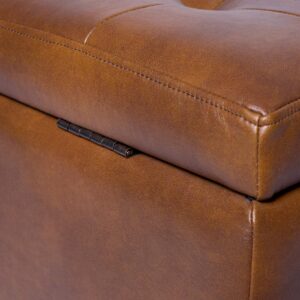 Sunpan Teegan Bench - Bravo Cognac