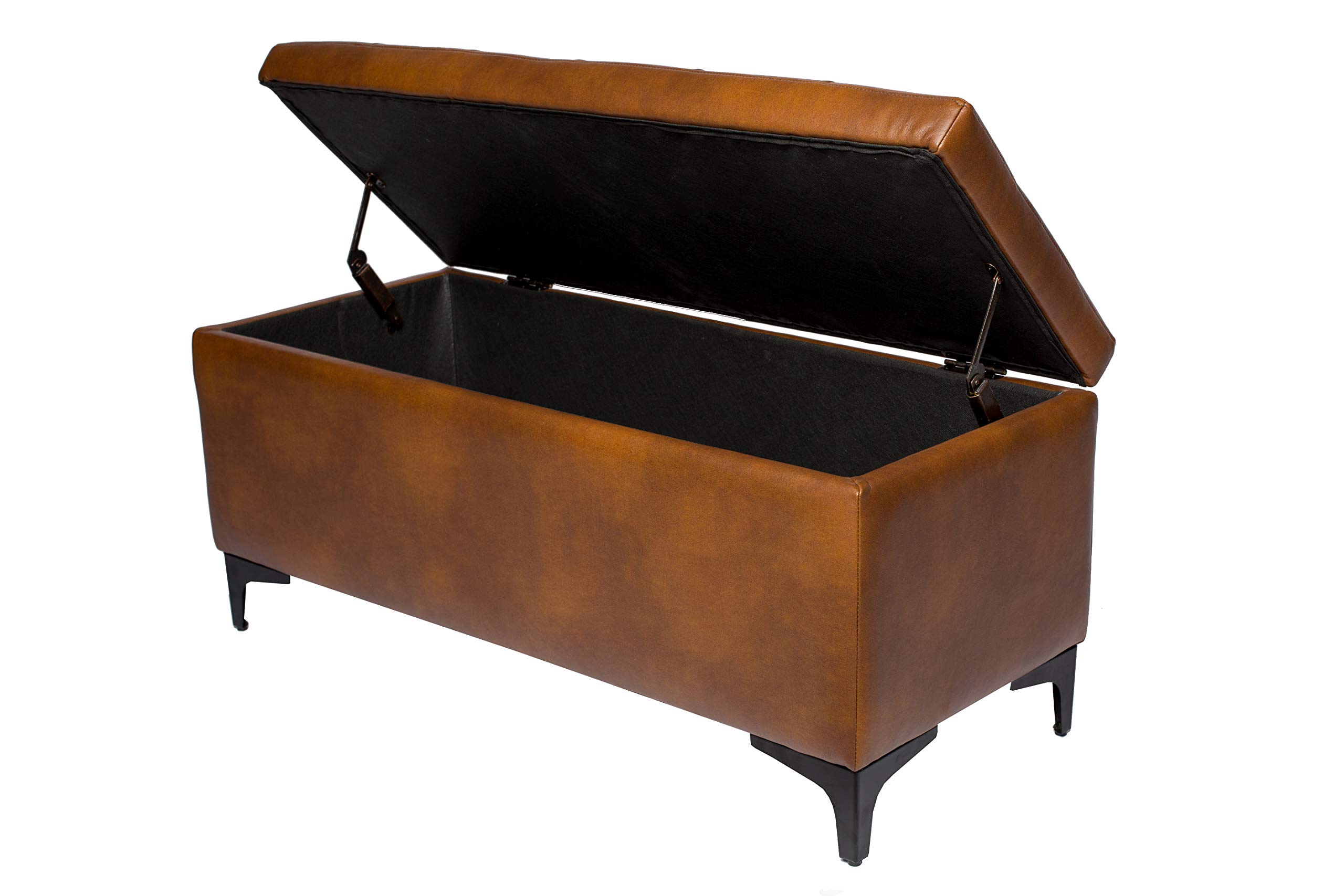 Sunpan Teegan Bench - Bravo Cognac