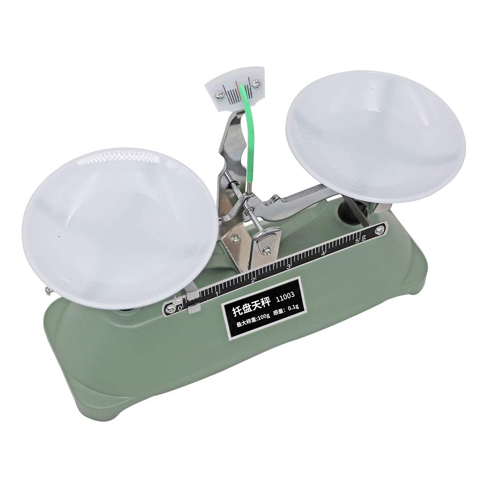 Lab Mechanical Balance Scale Double Pan Balance Scale Balance Tray Table Mechanical Balance Scale for Laboratory School