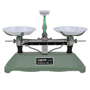 Lab Mechanical Balance Scale Double Pan Balance Scale Balance Tray Table Mechanical Balance Scale for Laboratory School