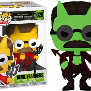 Funko Pop! Animation: The Simpsons - Devil Flanders, Glow in The Dark, Amazon Exclusive