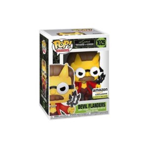 Funko Pop! Animation: The Simpsons - Devil Flanders, Glow in The Dark, Amazon Exclusive