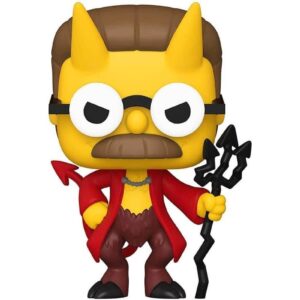 Funko Pop! Animation: The Simpsons - Devil Flanders, Glow in The Dark, Amazon Exclusive