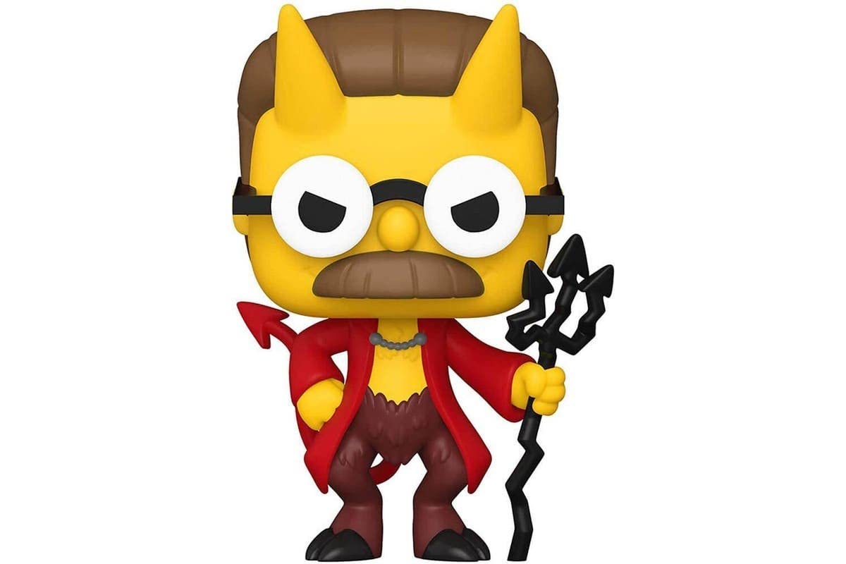 Funko Pop! Animation: The Simpsons - Devil Flanders, Glow in The Dark, Amazon Exclusive