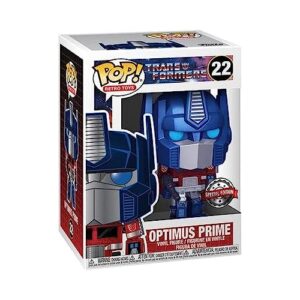 funko pop! retro toys: transformers - metallic optimus prime amazon exclusive