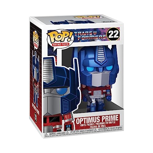 Funko Pop! Retro Toys: Transformers - Metallic Optimus Prime Amazon Exclusive