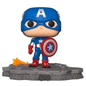 Funko Pop! Deluxe Marvel: Avengers Assemble Series - Captain America, Amazon Exclusive, Figure 6 of 6