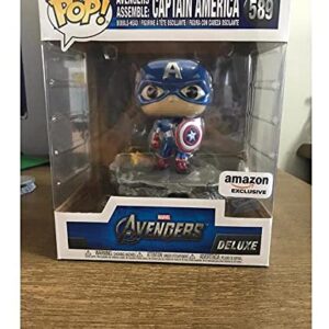 Funko Pop! Deluxe Marvel: Avengers Assemble Series - Captain America, Amazon Exclusive, Figure 6 of 6