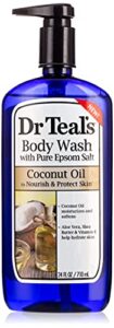 dr teal's body wash, nourish & protect with coconut oil, 24 fl oz