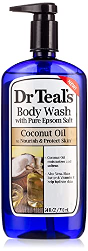 Dr Teal's Body Wash, Nourish & Protect with Coconut Oil, 24 fl oz